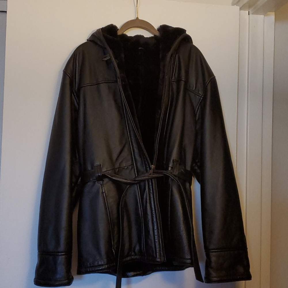 Ykk Leather Jacket View 5